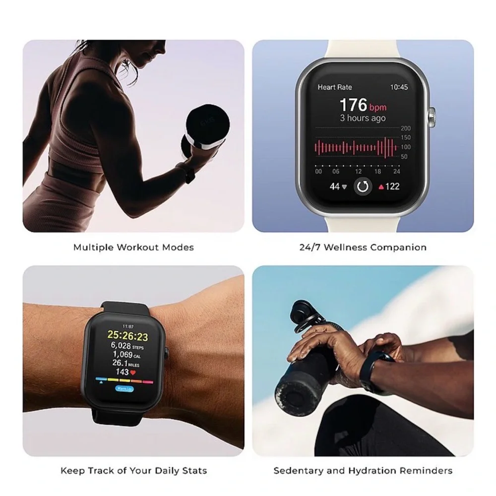iTouch Air 5 Smartwatch AMOLED Bluetooth Calling Health Fitness Watch SEALED BOX